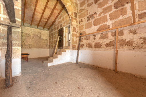 Finca Raum im Obergeschoss mit vielen Möglichkeiten