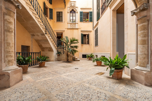 Ansicht des malerischen Patios
