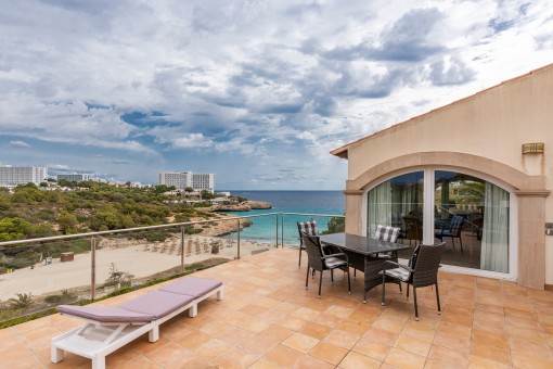 Terrasse mit Meerblick