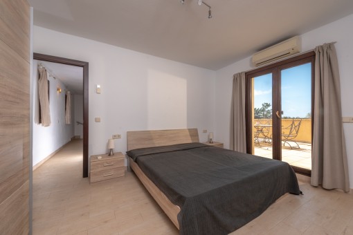 Doppelschlafzimmer mit Terrasse