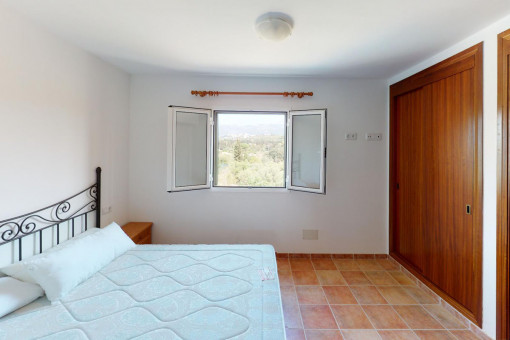Die Mastersuite des Obergeschosses