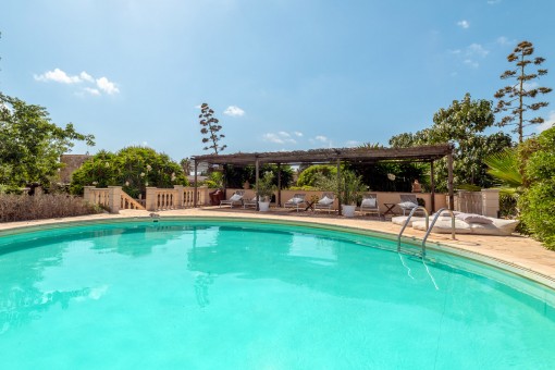 Traumhafte Hacienda mit Pool in Campos