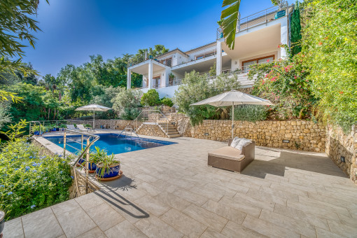 Majestätische Villa mit Pool und herrlichem Meerblick in Puerto Pollensa