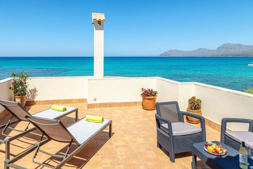 Atemberaubende Meerblick-Terrasse