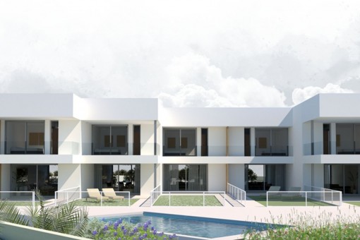 Außergewöhnliches Projekt mit 7 Reihenhäusern in Cala Millor