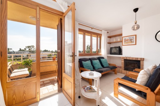 3-Schlafzimmer-Apartment in zweitem Stockwerk in einem Wohnkomplex mit Pool in Port de Pollença