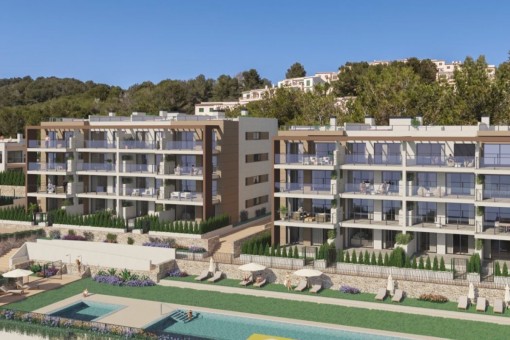 Jetzt Traumwohnung sichern - Wunderschöne Penthousewohnung mit Meerblick und großer Dachterrasse an der Font de Sa Cala