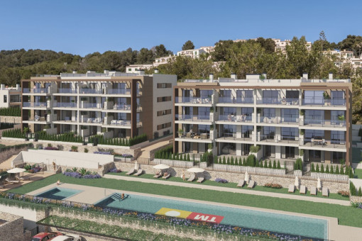 Kaufen Sie jetzt die Wohnung Ihrer Träume - Schönes Neubauprojekt mit 31 Wohnungen in Font de Sa Cala