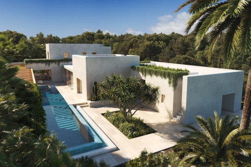 Projekt mit Lizenz für eine wunderschöne Villa in Cala Vinyes