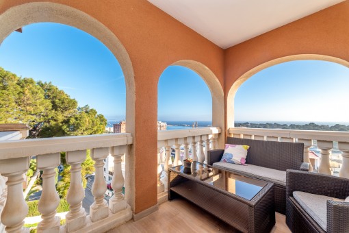 Duplex-Wohnung mit bemerkenswerter Aussicht auf die Bucht von Palma