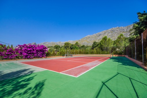 Schöner Tennisplatz