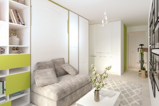 Modernes Neubau-Studio in Erdgeschosslage mit guter Infrastrukturanbindung und vielen Freizeitangeboten in Palma