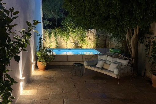 Einzigartiges Stadthaus mit entzückendem Patio und Pool in Ses Salines