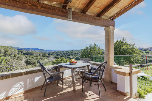 Gemütliche Finca mit Ferienvermietungslizenz, Pool und atemberaubendem Meerblick auf die Bucht von Alcudia