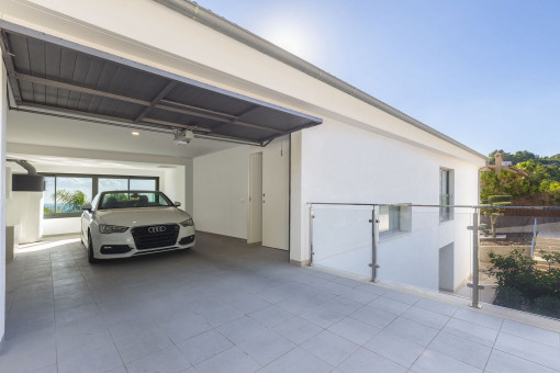 Ansicht der Garage