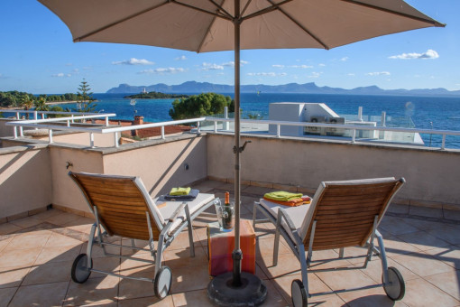 Dachterrasse mit traumhaften Ausblick