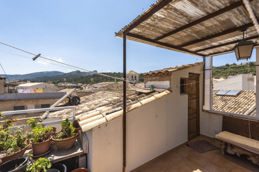 Einladende Dachterrasse