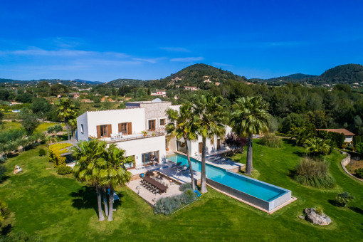 Finca von oben