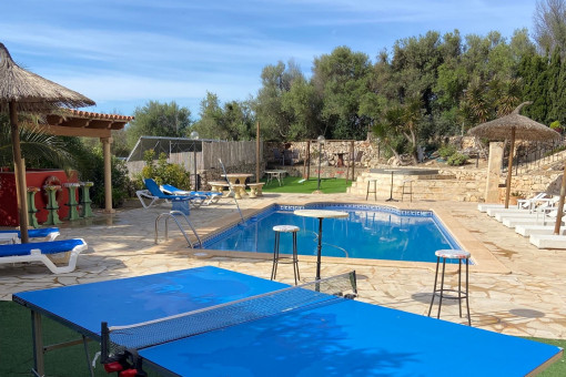 Terrasse und Pool