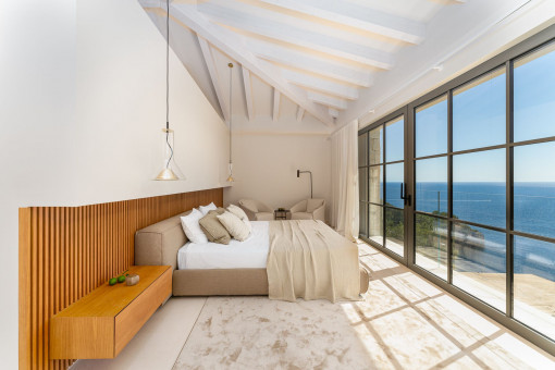 Lxuriöses Meerblick-Schlafzimmer