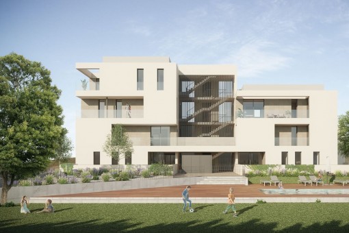 Neugebautes Penthouse mit Dachterrasse in einer der besten Lagen Palmas
