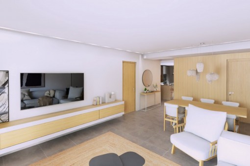 Neubauwohnung im zweiten Stockwerk eines gepflegten Mehrfamilienhauses in Felanitx