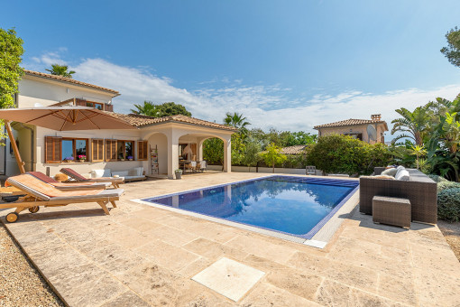 Moderne Villa mit Garten und Pool in Sol de Mallorca