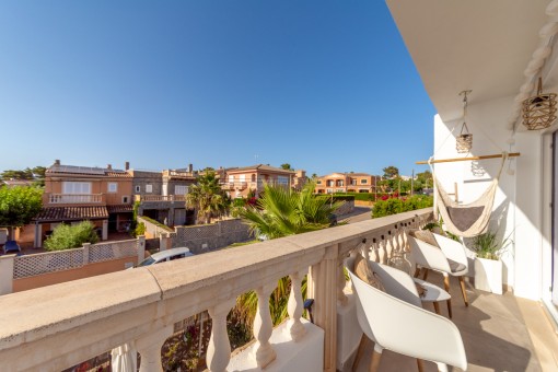 Einladender Balkon