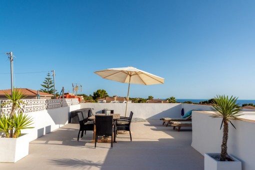 Große Dachterrasse
