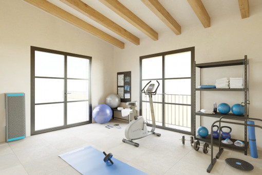 Fantastischer Fitnessbereich