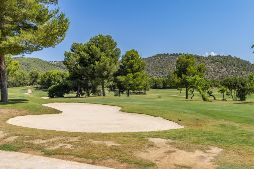 Nahe des Golfplatzes