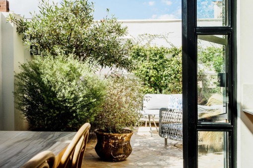 Zugang zur privaten Terrasse
