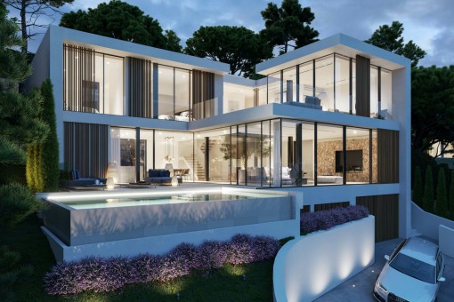 Traumhafte Neubauvilla mit Pool in Costa d’en Blanes