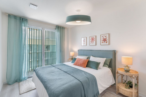 Doppelschlafzimmer mit Balkon