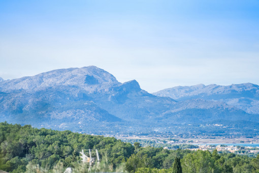 Blick auf die Berge
