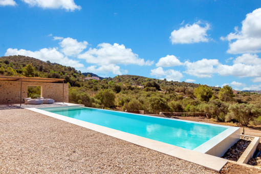 Neubau Finca mit Pool und Weitblick in Manacoranoramablick