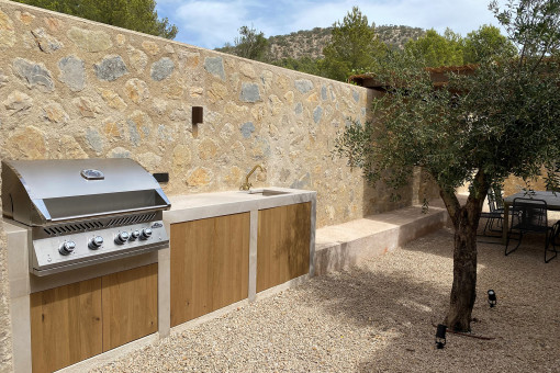 Fantastische Grill und Essbereich