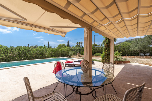 Terrasse mit Essberich