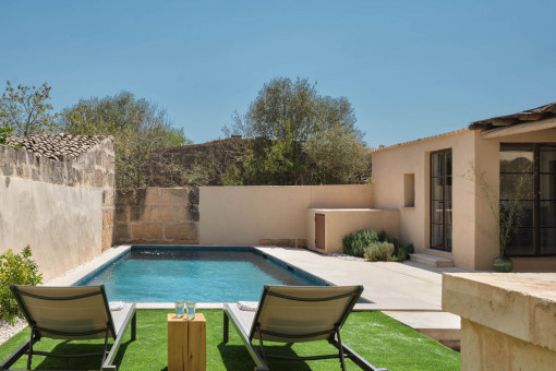 Privater Poolbereich