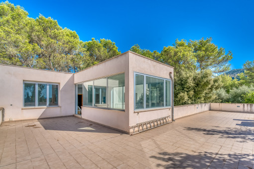 100 qm Dachterrasse