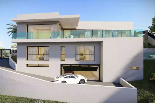 Neubau Villaprojekt mit Pool in Costa d'en Blanes
