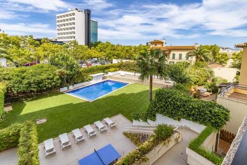 Spektakuläre Wohnung mit mehreren Terrassen und Gemeinschaftspool in Son Armadams