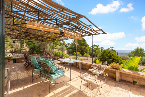 Terrasse mit tollem Weitblick