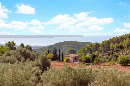 Fantastischer Panoramablick bis aufs Meer