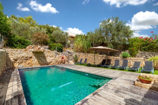 Repräsentatives Stadthaus mit Pool in Mancor de Vall