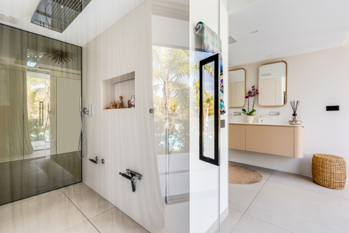 Blick in die Dusche