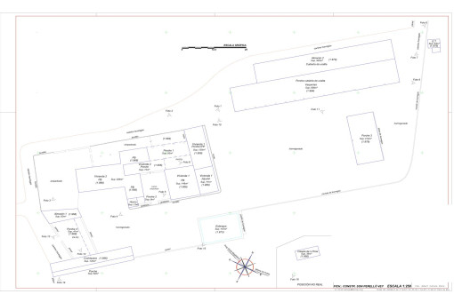 Lageplan der Gebäude und Außenflächen