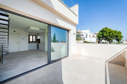 Reihenhaus mit privater Dachterrasse, Jacuzzi und Weitblick in Palma, El Terreno