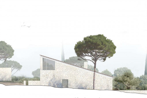 Ansicht der Studie der Architektur