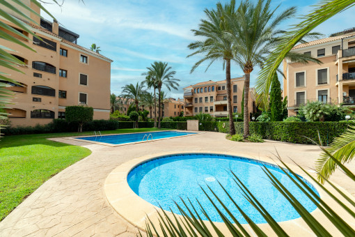 Dachgeschosswohnung mit Meerblick in Portixol